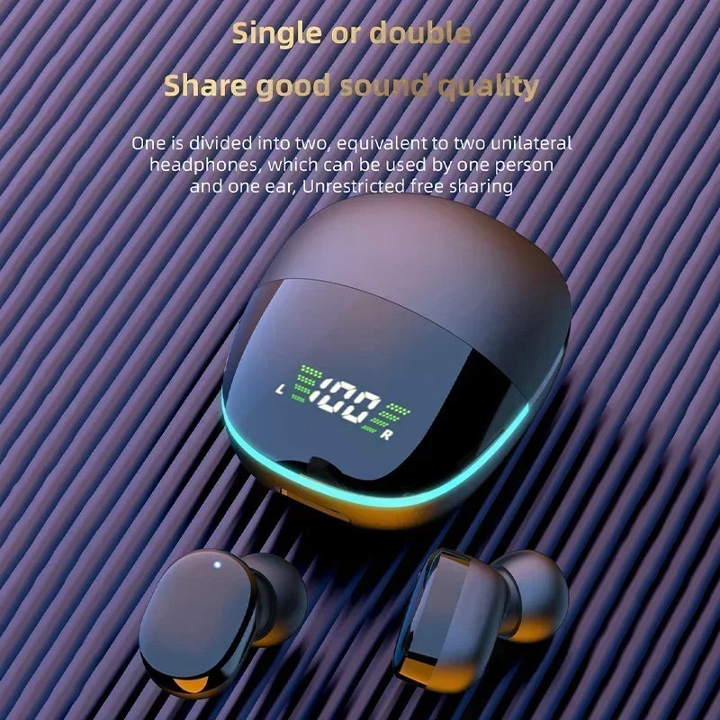 Auriculares inalámbricos originales con Bluetooth, auriculares TWS con cancelación de ruido y micrófono, aplicables a teléfonos inteligentes