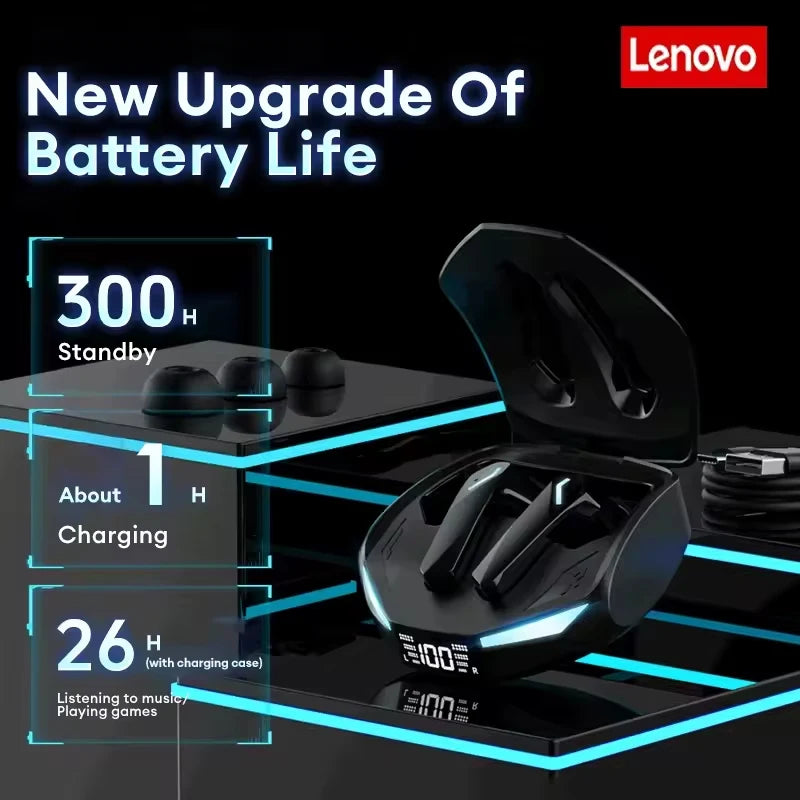 Auriculares de Traducción Lenovo XT53 TWS Bluetooth, Llamadas de Voz HD, Reducción de Ruido, Auriculares para Oficina y Viajes, Auriculares con Traductor de IA