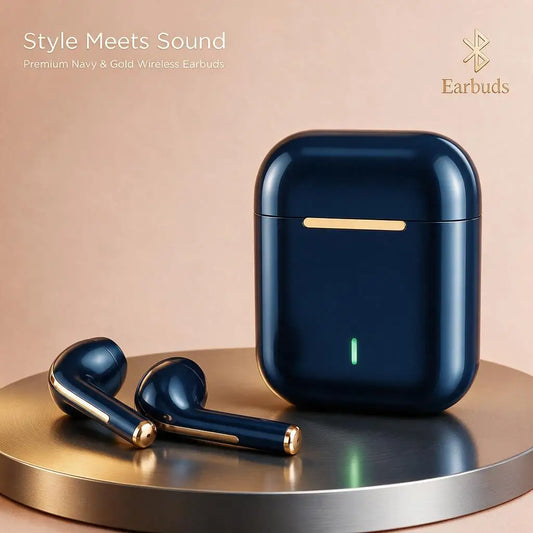 Auriculares inalámbricos J18 TWS, auriculares Bluetooth 5,3 de larga duración de reproducción, llamadas de voz con cancelación de ruido, para juegos, negocios y deportes