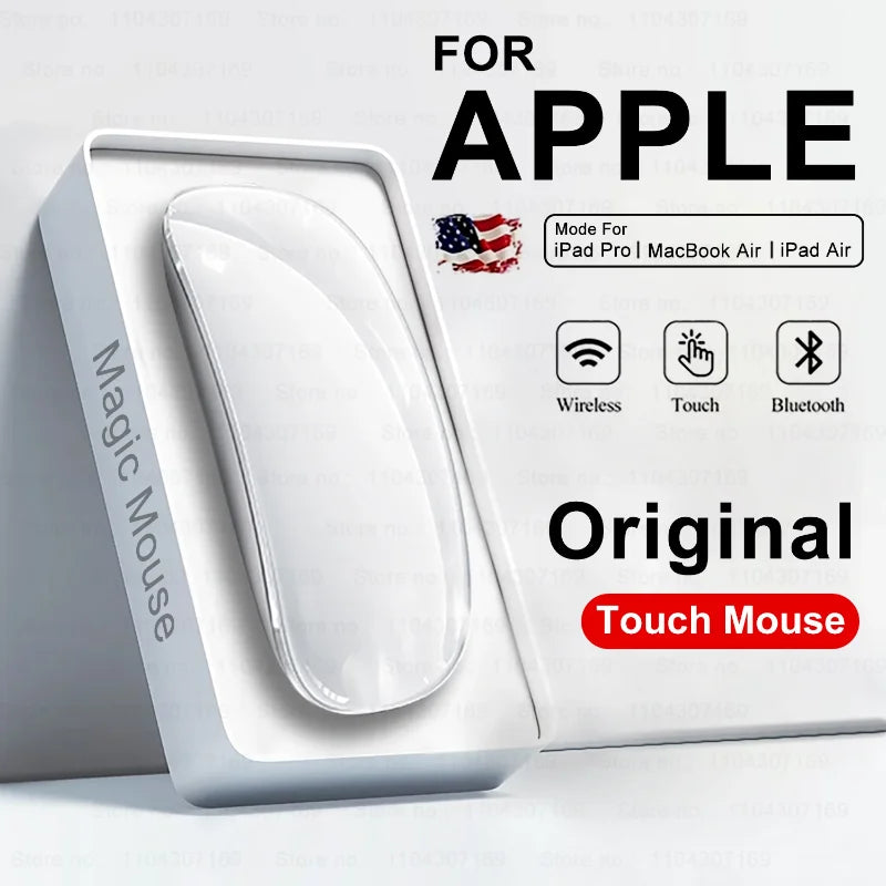 Ratón inalámbrico Original M511 con Bluetooth 5,0, ratón táctil ultrafino para Apple MacBook Pro Air, Microsoft, portátil, Mac, tableta, PC, iPad