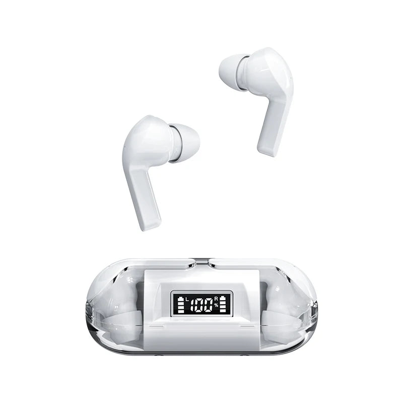 Auriculares Inalámbricos TWS Baratos, Audífonos Inalámbricos con Control Táctil, Auriculares Bluetooth con Control de Volumen sin Necesidad de Teléfono