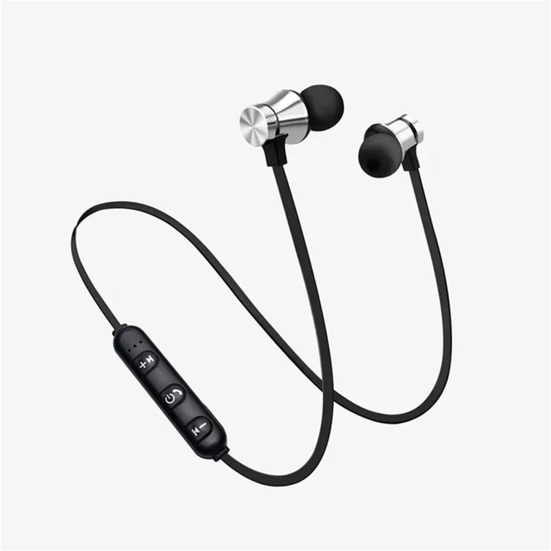 HCQWBING-auriculares estéreo con Bluetooth, cascos deportivos inalámbricos con micrófono HD para Android e IOS