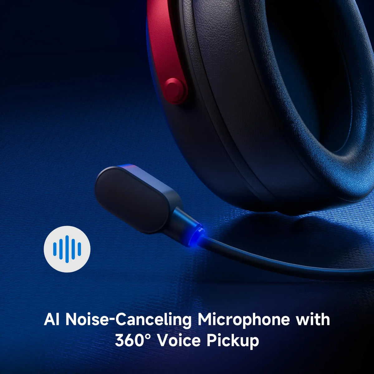 MCHOSE V9 Pro-auriculares inalámbricos para videojuegos, cascos con sonido envolvente, micrófono con cancelación de ruido, baja latencia, ligeros para interruptor de PC PS5
