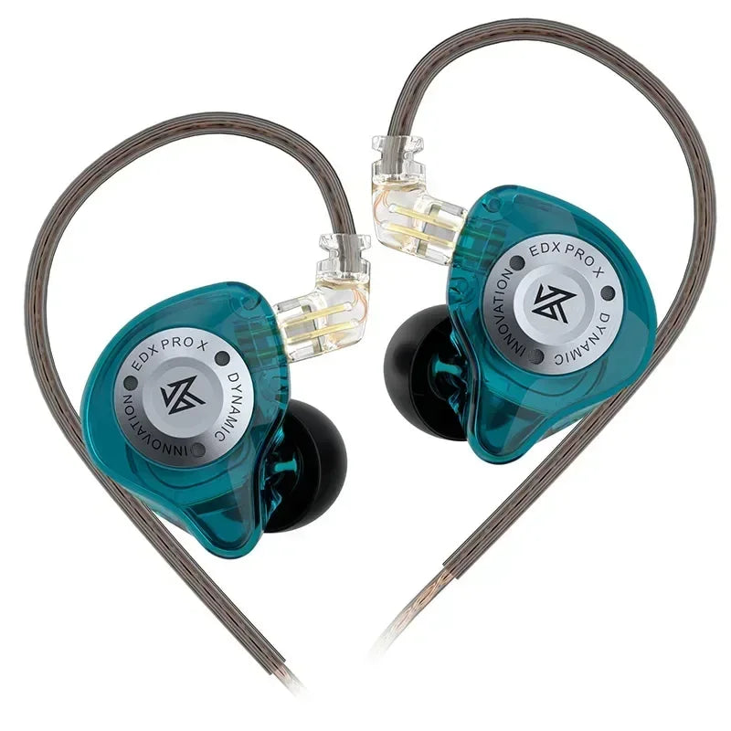 KZ EDX PRO X auriculares de unidad dinámica auriculares de graves HIFI DJ cancelación de música auriculares deportivos Cable de 2 pines KZ ZSTX ZSNPRO X ZS10PRO ZVX