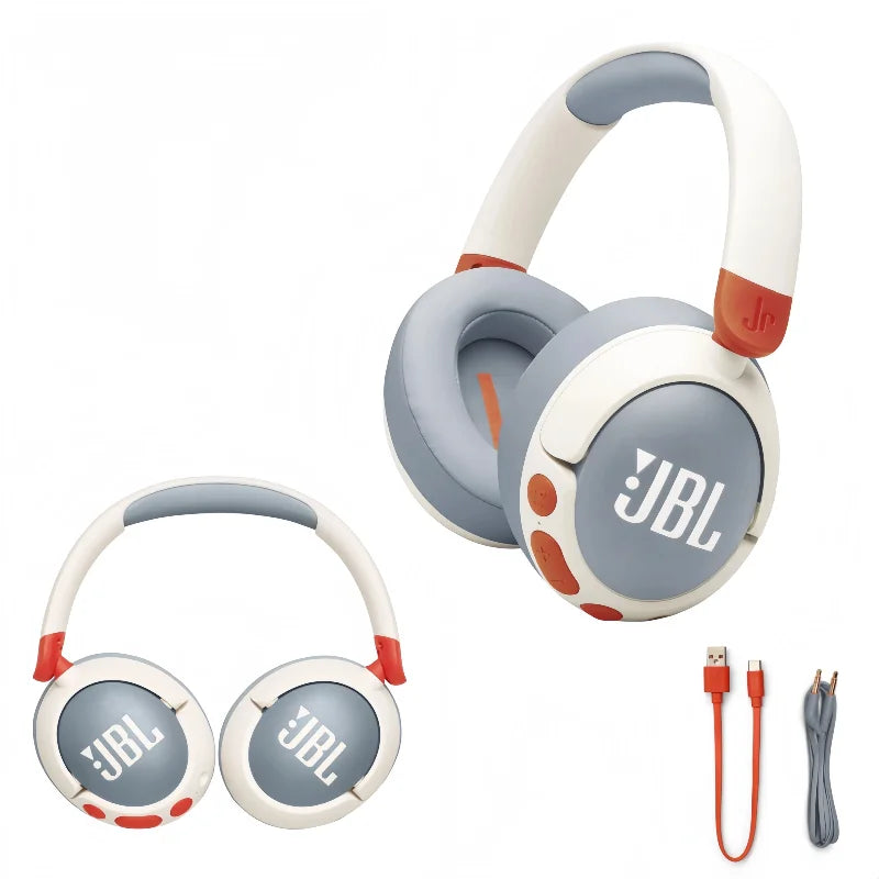 Auriculares para Niños JBL JR470NC con Cancelación Activa de Ruido, Diadema Inalámbrica Bluetooth para Estudiantes en Clases en Línea