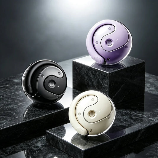 Auriculares inalámbricos con Bluetooth y micrófonos, sonido estéreo HiFi, auriculares deportivos con control táctil inteligente para teléfonos