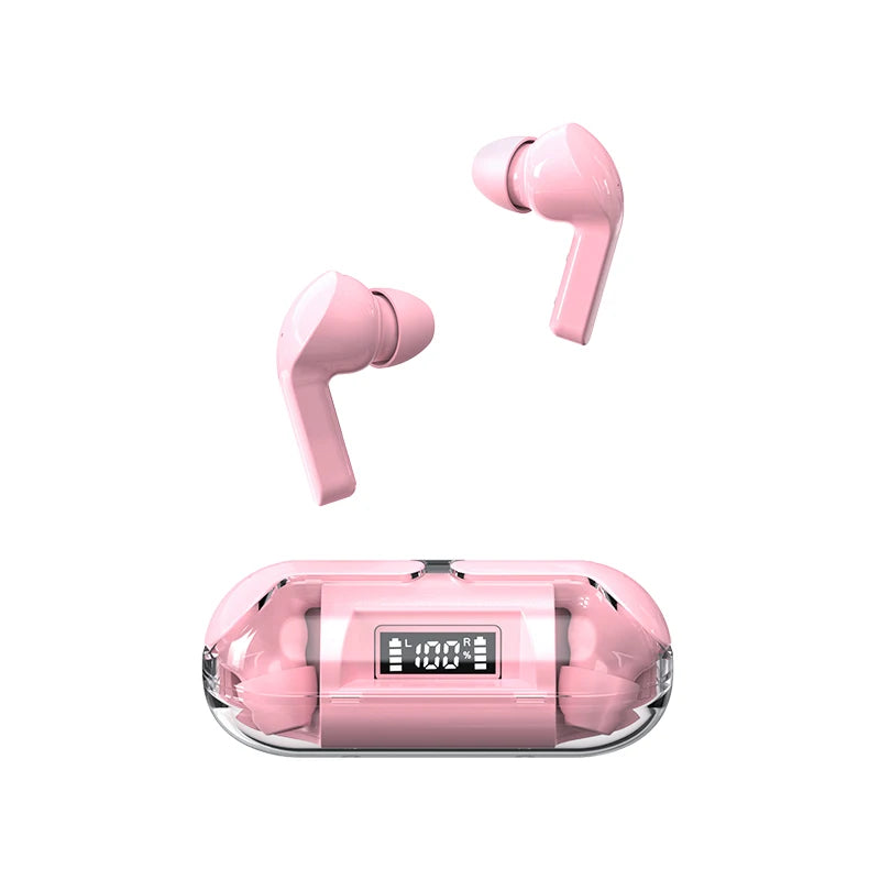 Auriculares Inalámbricos TWS Baratos, Audífonos Inalámbricos con Control Táctil, Auriculares Bluetooth con Control de Volumen sin Necesidad de Teléfono