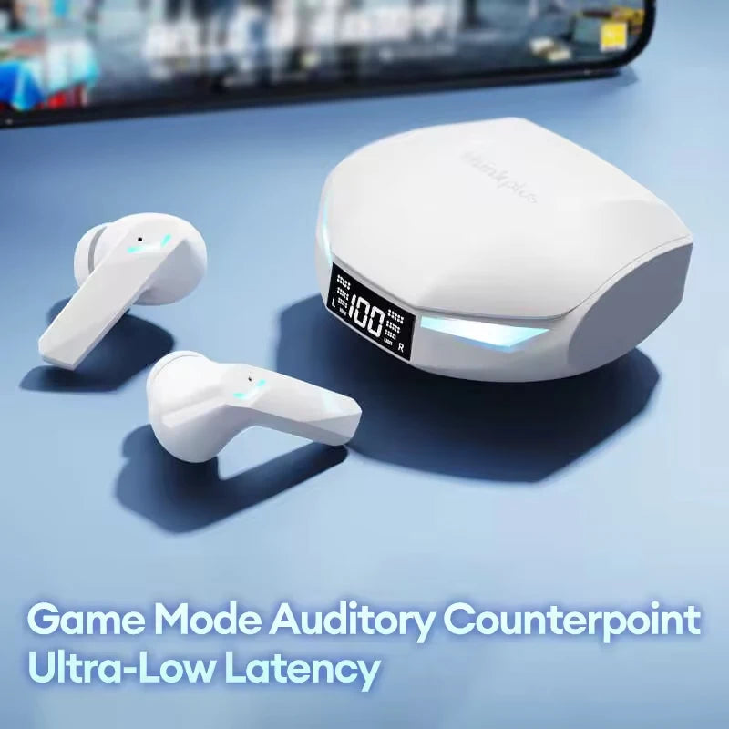 Auriculares de Traducción Lenovo XT53 TWS Bluetooth, Llamadas de Voz HD, Reducción de Ruido, Auriculares para Oficina y Viajes, Auriculares con Traductor de IA