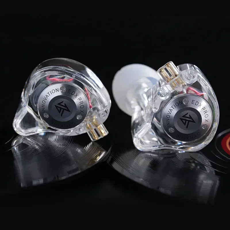 KZ EDX PRO X auriculares de unidad dinámica auriculares de graves HIFI DJ cancelación de música auriculares deportivos Cable de 2 pines KZ ZSTX ZSNPRO X ZS10PRO ZVX