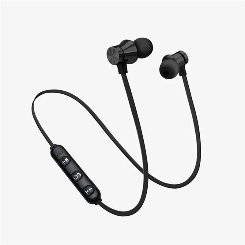 HCQWBING-auriculares estéreo con Bluetooth, cascos deportivos inalámbricos con micrófono HD para Android e IOS